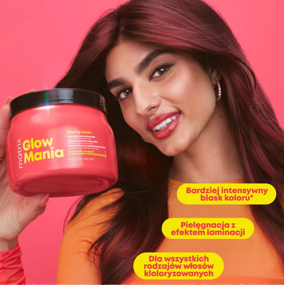 Intensiv farbschutz und glanzmaske für coloriertes haar