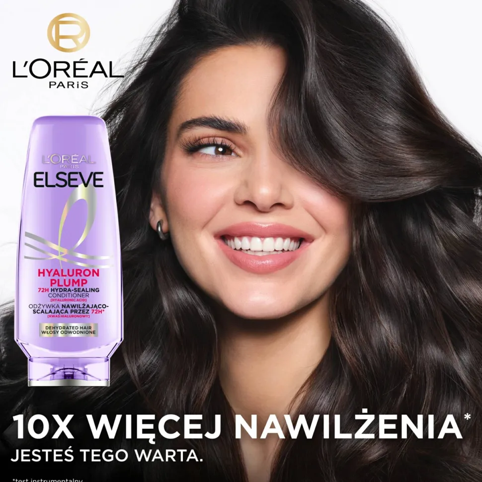 Intensiv feuchtigkeitsspendender Conditioner für trockenes und lebloses Haar mit Hyaluronsäure