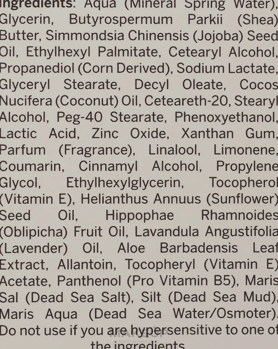 Intensive Fußcreme für trockene und empfindliche Haut mit Schlamm aus dem Toten Meer
