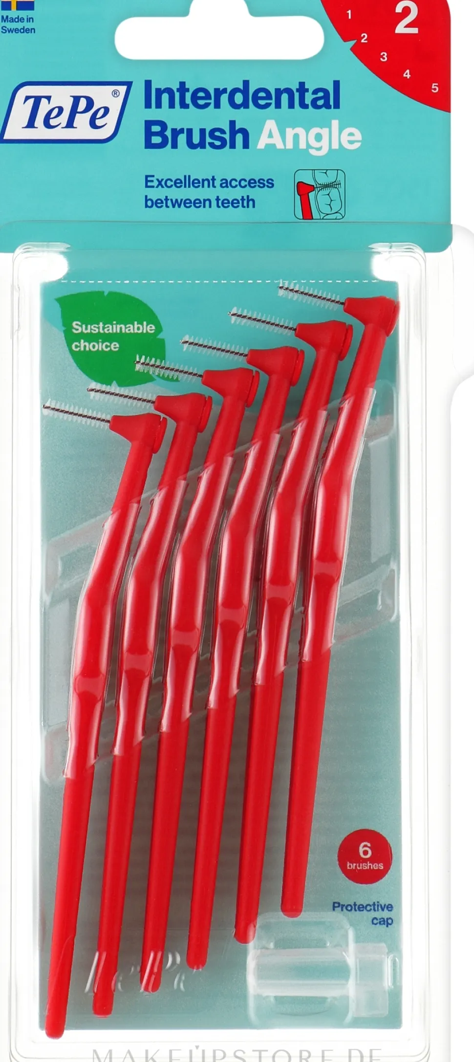 Interdentalbürsten rot
