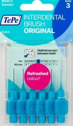 Interdentalbürsten-Set Original 0.6 mm blau