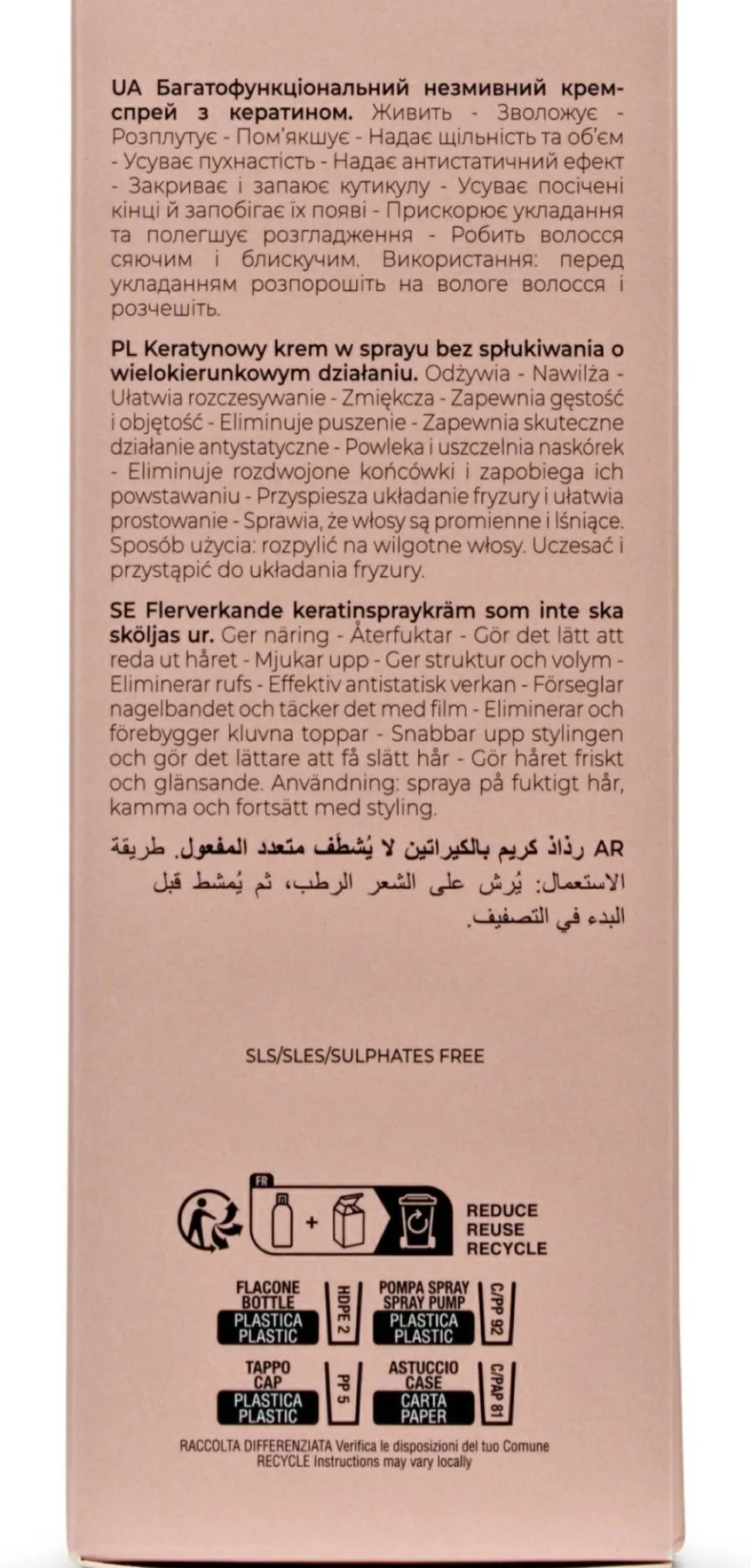 Keratin-Haarpflegecreme
