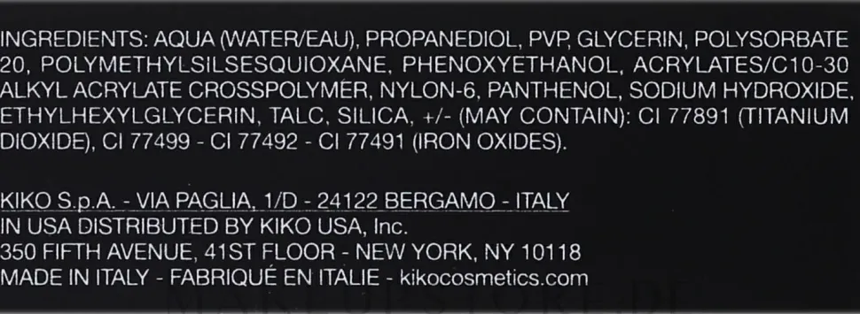 Kiko Milano Eyebrow Fibers Coloured Mascara