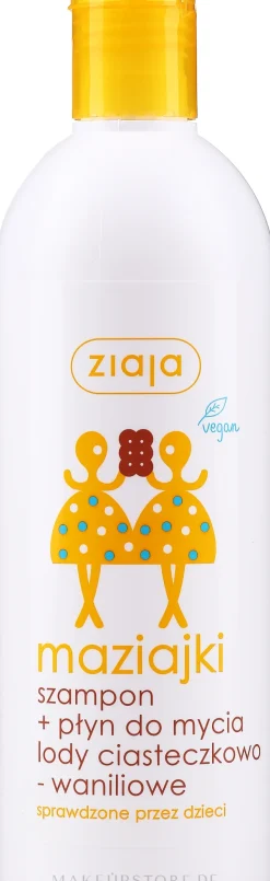 Kindershampoo & Duschgel mit Cookies und Vanille-Eis Duft
