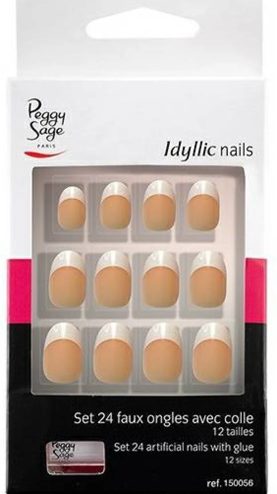 Künstliche Fingernägel inkl. Klebstoff