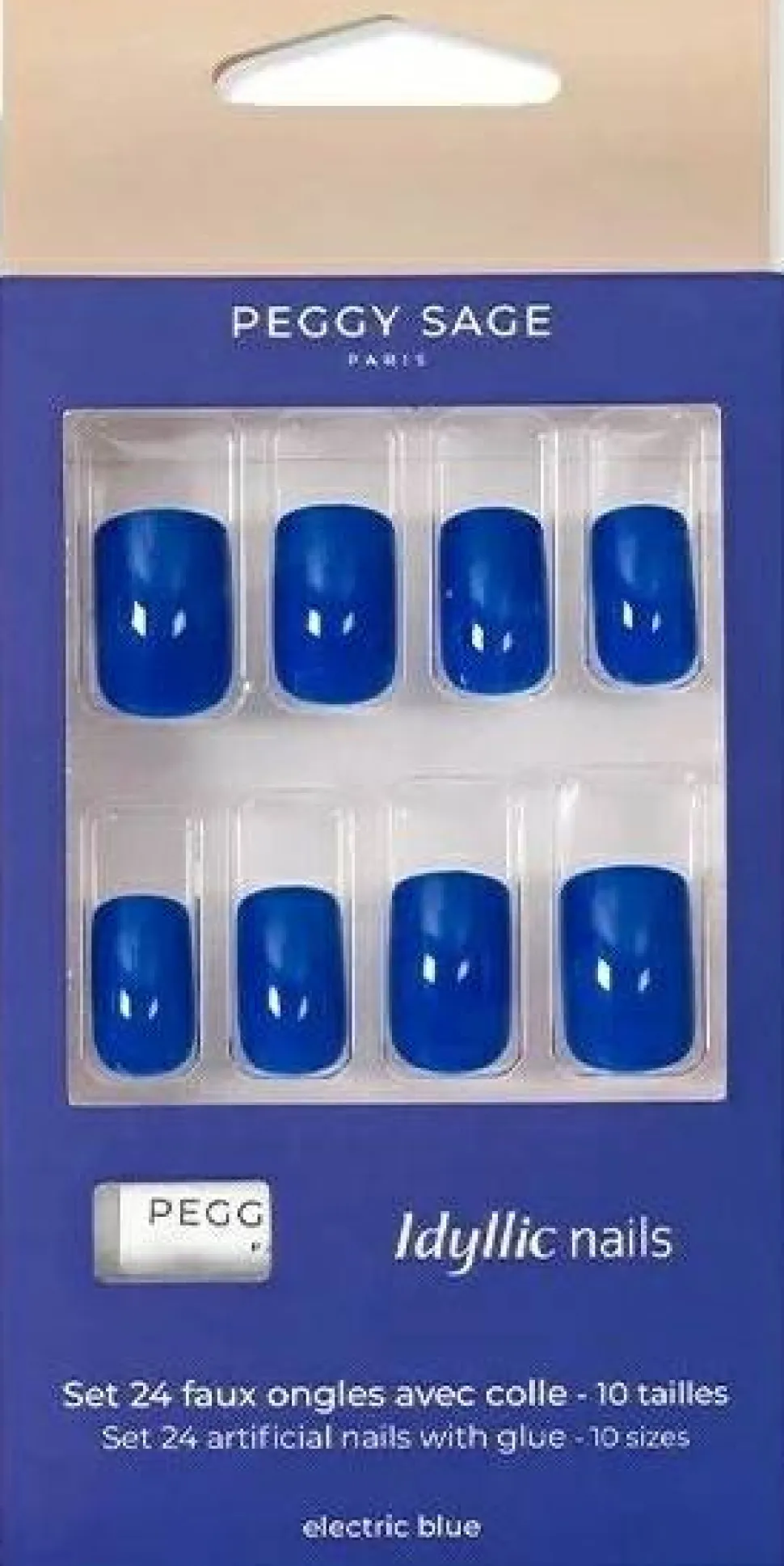 Künstliche Fingernägel inkl. Klebstoff