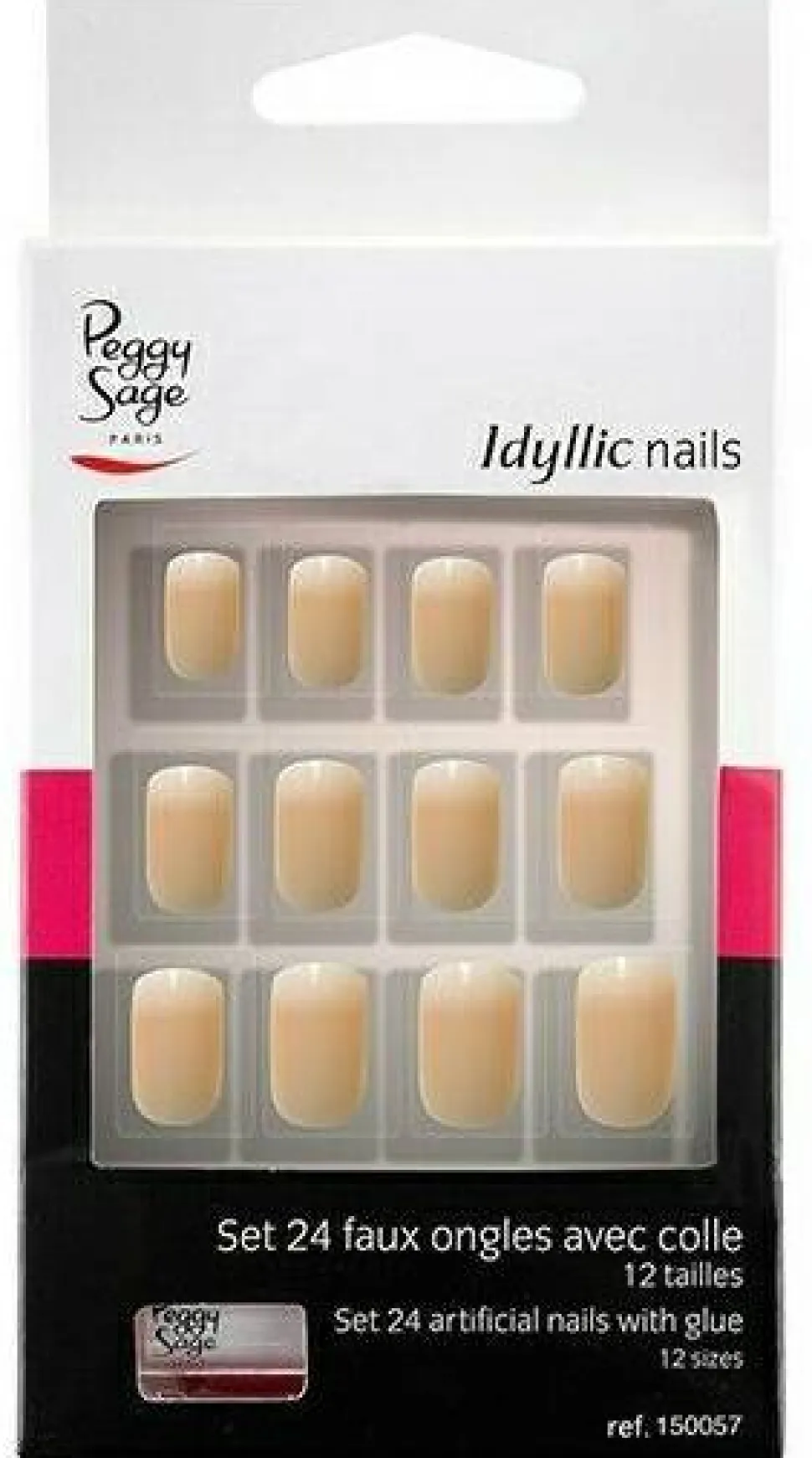 Künstliche Fingernägel inkl. Klebstoff