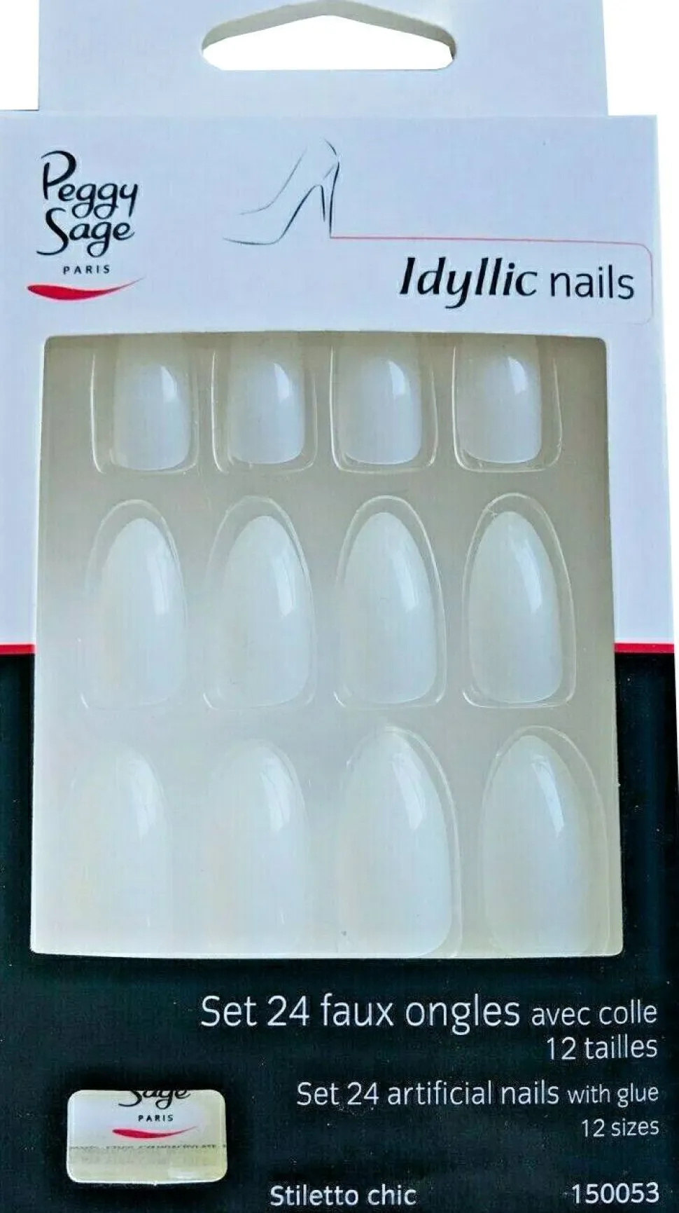 Künstliche Fingernägel inkl. Klebstoff