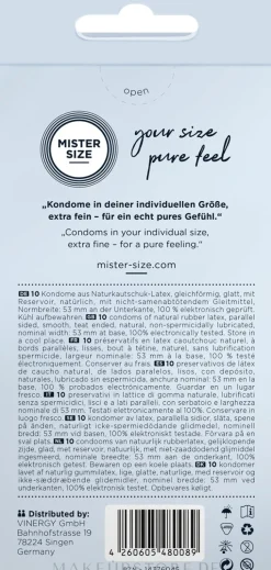 Kondome aus Latex Größe 53 10 St.