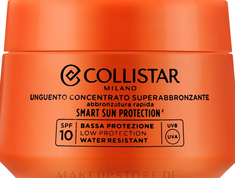 Konzentrierte Sonnencreme SPF10