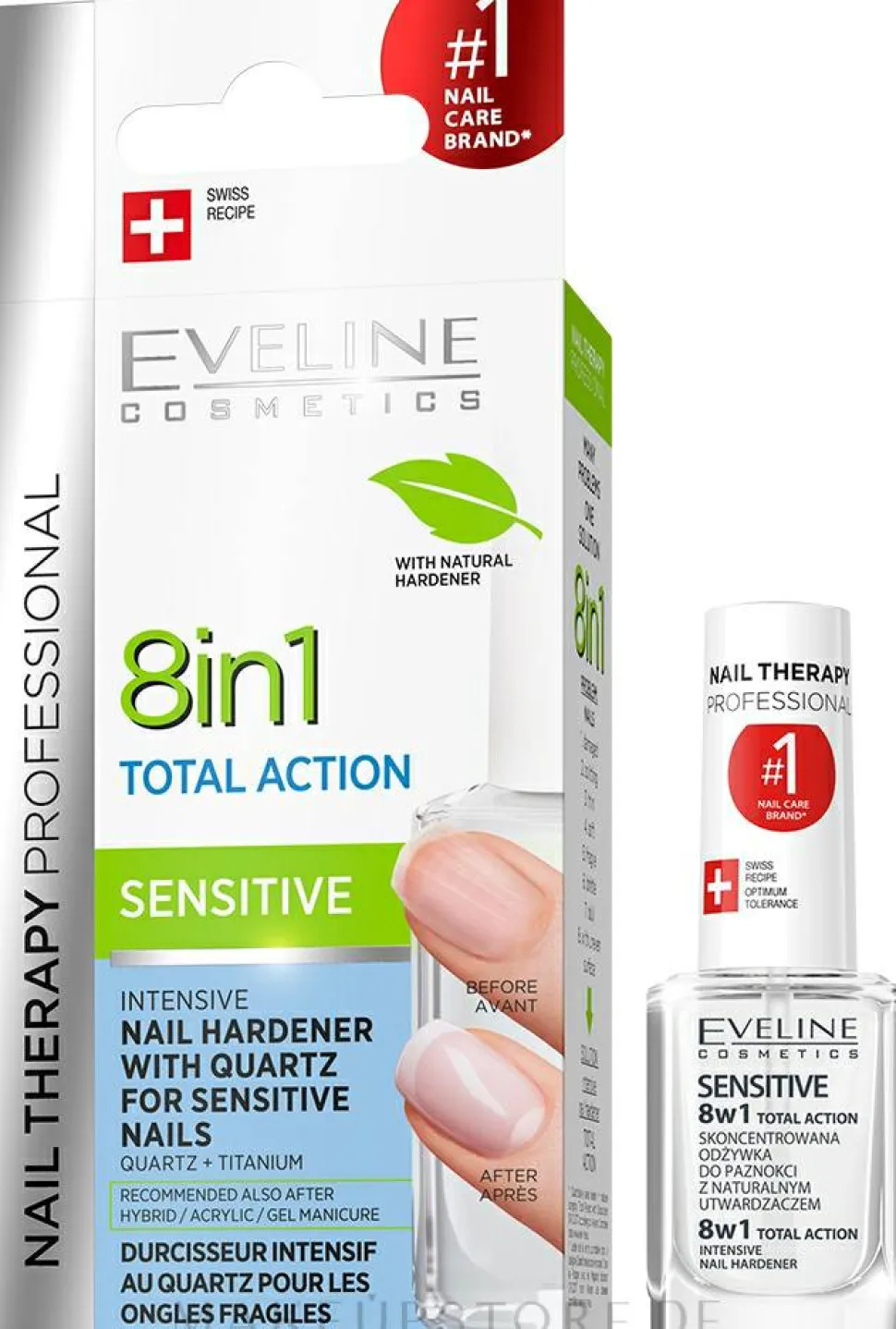 Konzentrierter Nagelhärter mit Quartz