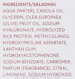 Konzentriertes feuchtigkeitsspendendes und glättendes Serum für Gesicht, Hals und Dekolleté