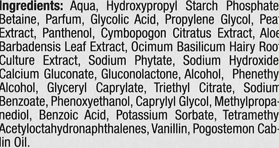 Kopfhautpeeling mit Glykolsäure, Zitronengras und Aloe