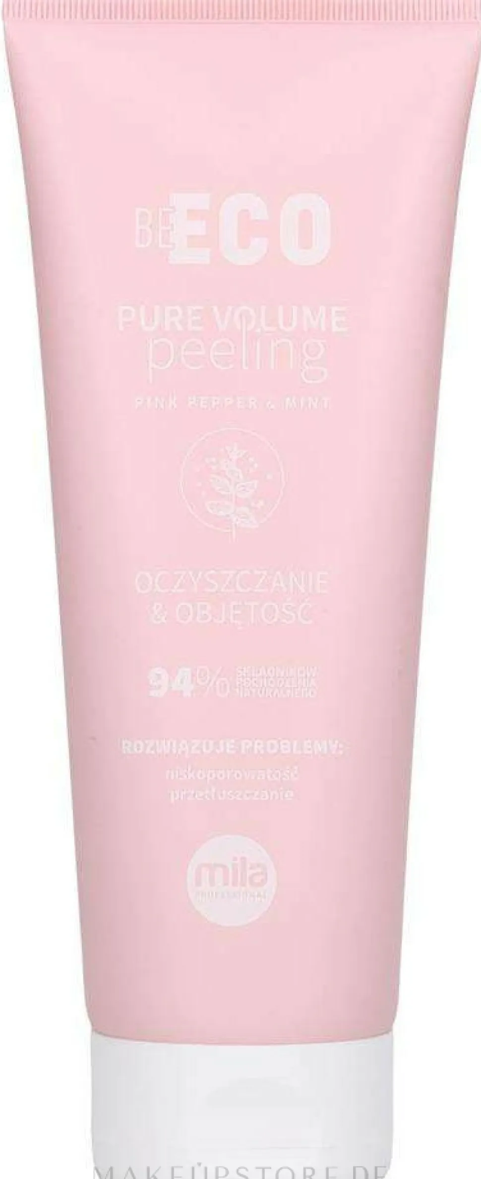 Kopfhautpeeling mit rosa Pfeffer und Minze