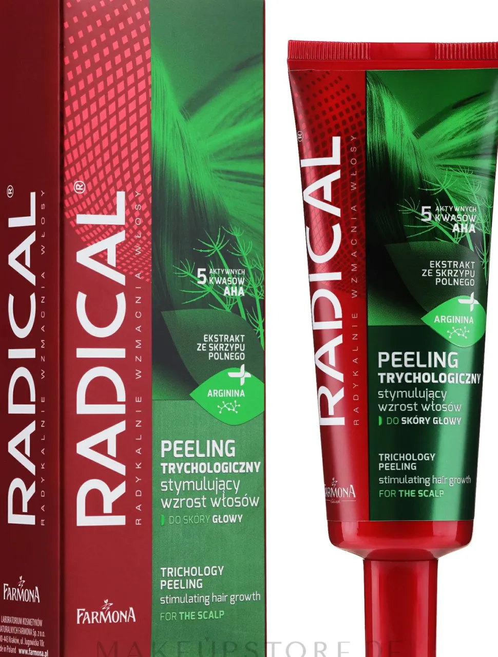 Kopfhaut-Peeling zur Stimulierung des Haarwachstums