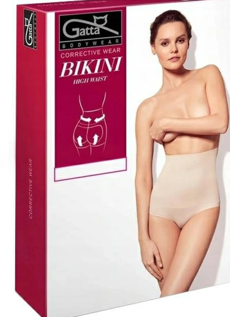 Korrigierende Unterhosen-Slips mit hoher Taille