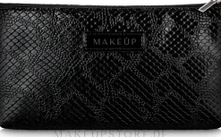 Kosmetiktasche schwarz eben Black Snake