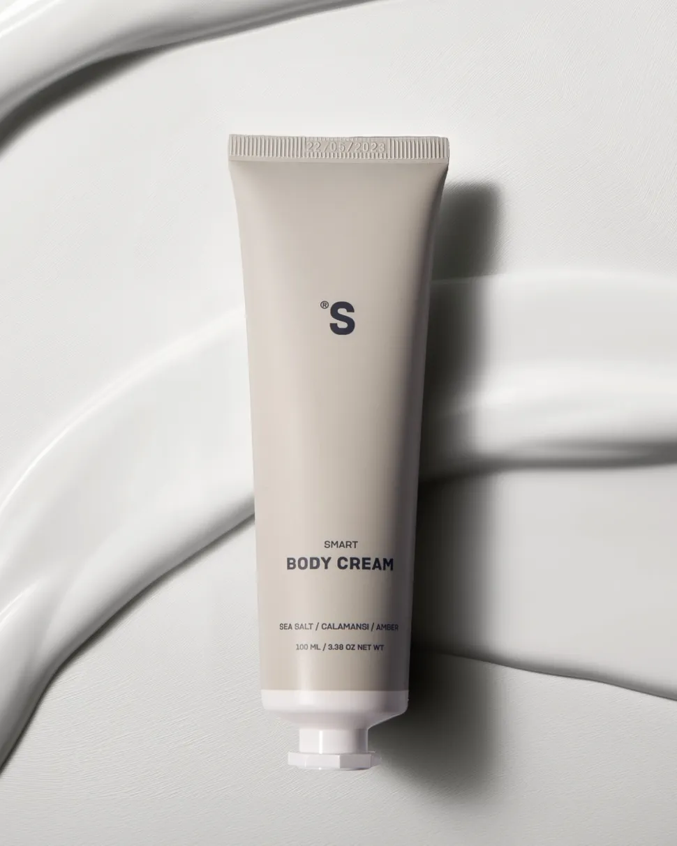 Körperlotion mit Meersalz