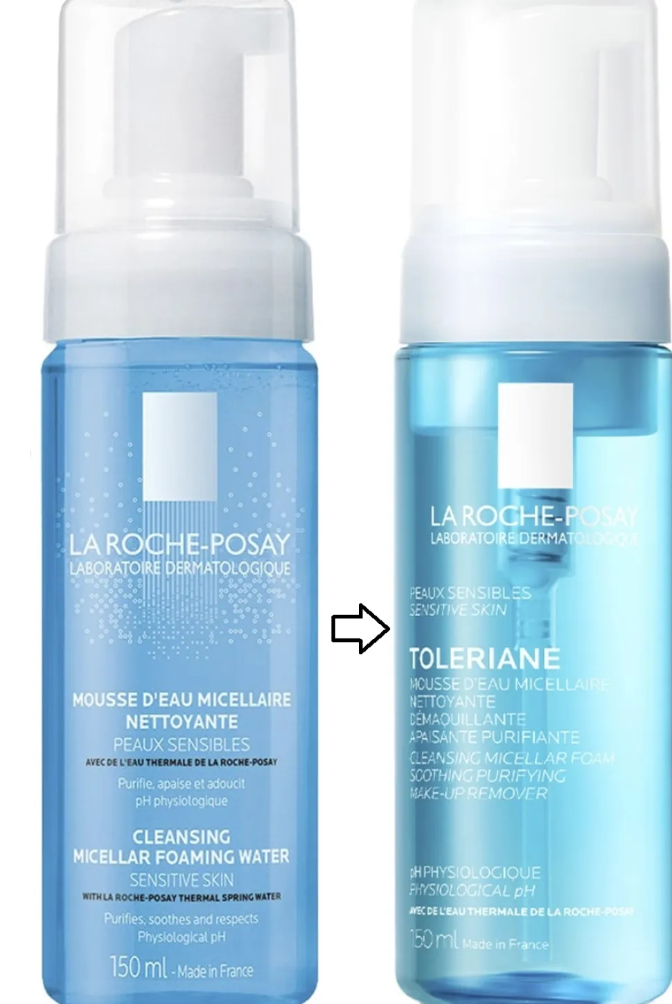 La Roche-Posay Toleriane Cleansing Micellar Foam Soothing Purifying Make-Up Remover