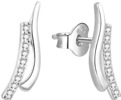 Lange Ohrringe mit Zirkonia