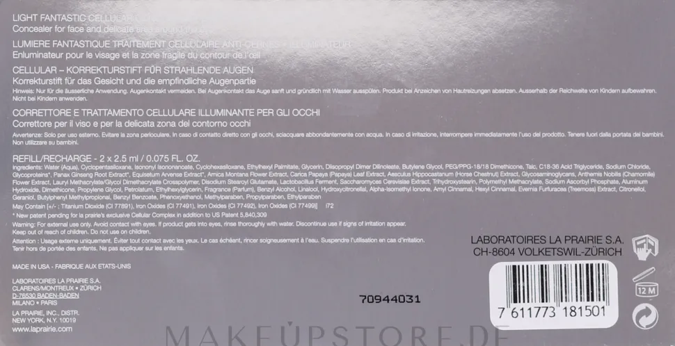 La Prairie Light Fantastic Cellular Concealing Brightening Eye Treatment