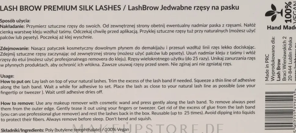 Lash Brown Premium Silk Lashes Be Natural