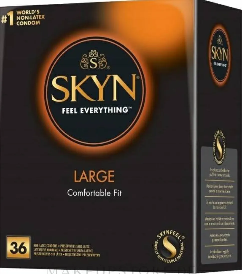 Latexfreie Kondome groß 36 St.