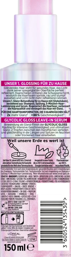 Leave-in-Haarglanzserum