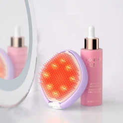 LED-Haarbürste, lila