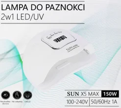 LED/UV Nagellampe, weiß