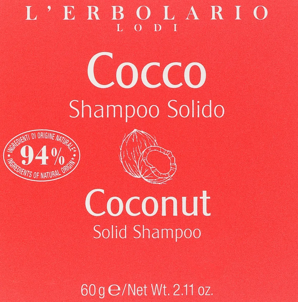 L'Erbolario Coconut Solid Shampoo
