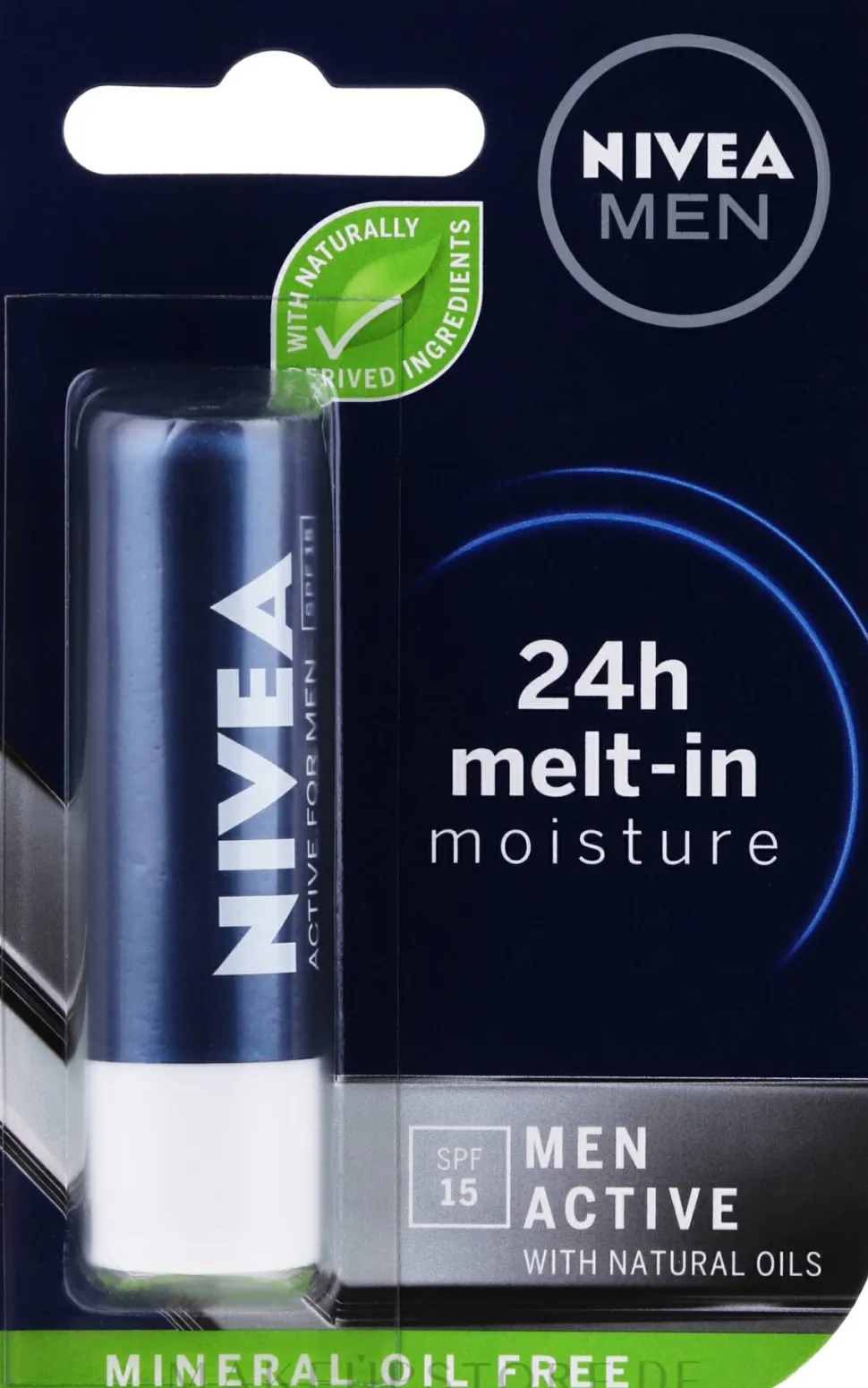 Lippenbalsam für Männer SPF 15