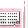 Lola's Lashes Fluffy Russian Diy Lash Extensions Starter Set (bond/seal/2x3.5ml + remover/4ml + eyelashes/40pcs + applicator/1pcs)