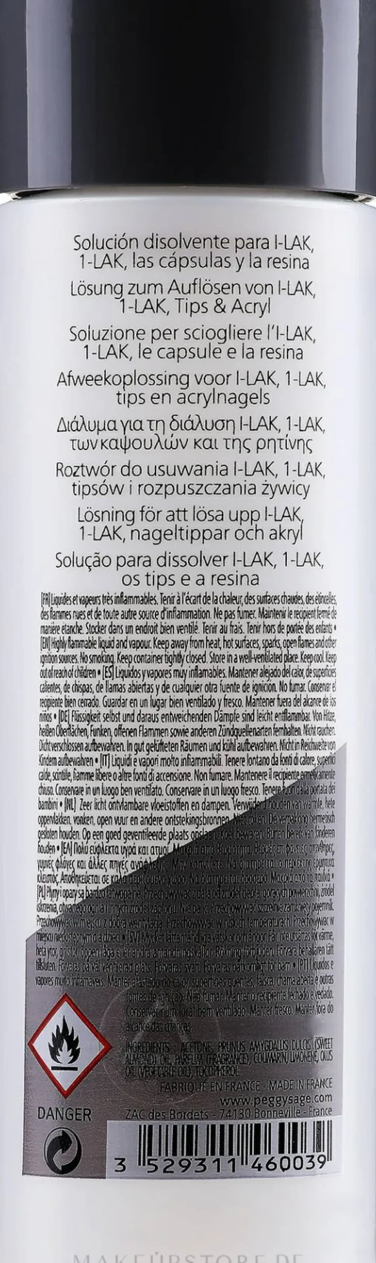 Lösung zum Auflösen Tips und Acryl