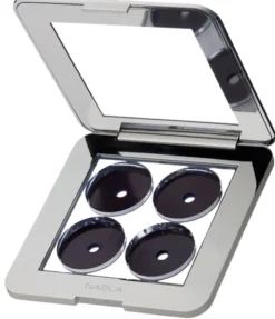 Magnetische Lidschattenbox, Silber