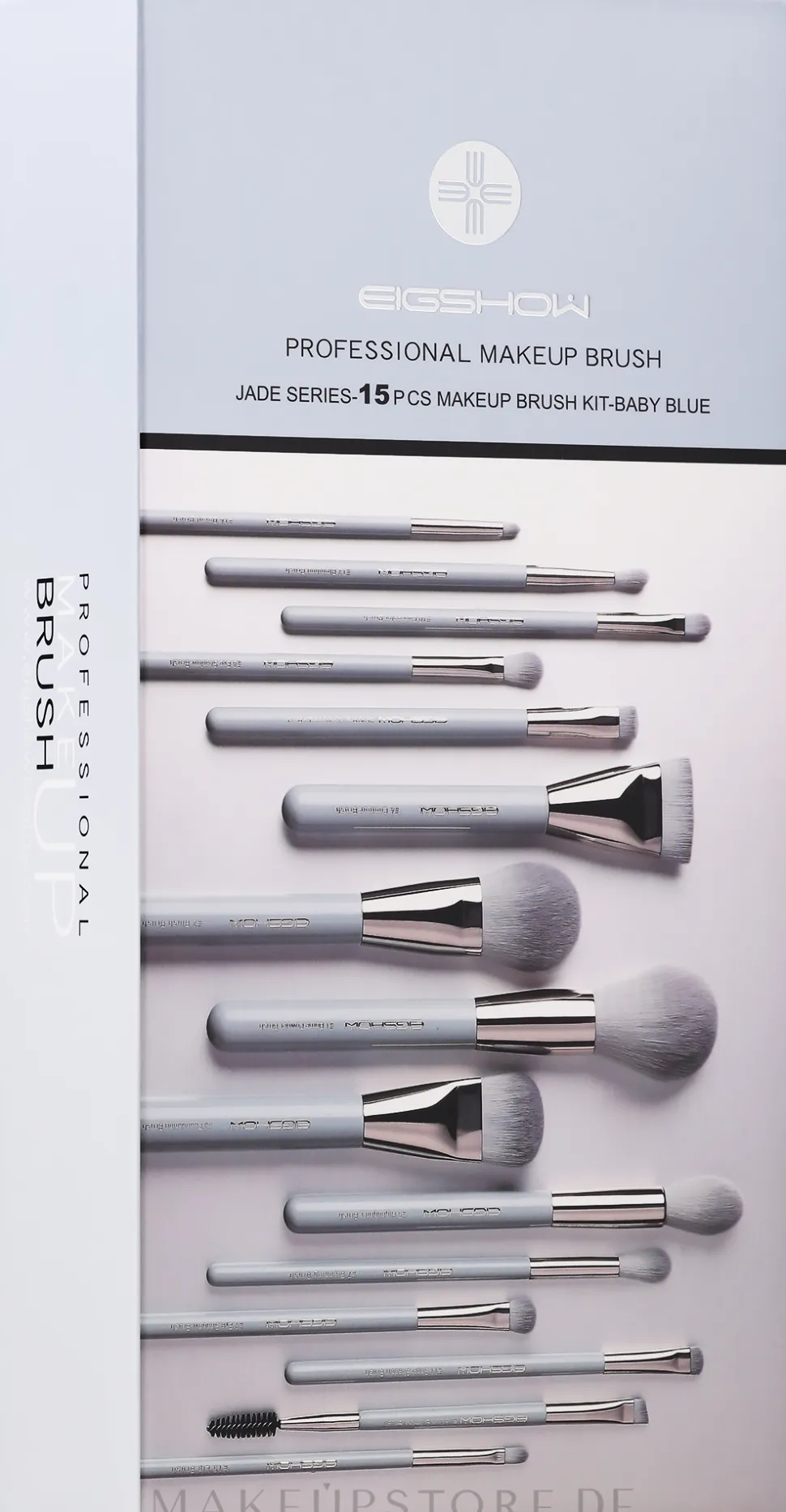 Make-up Pinselset blau 15 St.