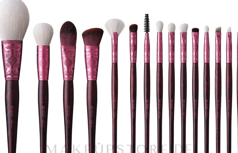 Make-up Pinselset rot 15 St.