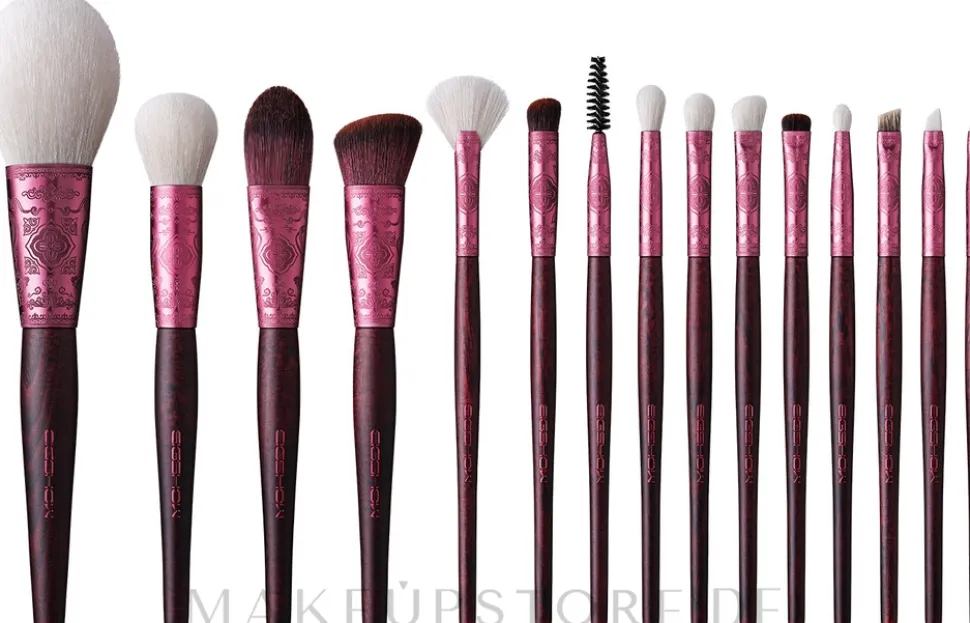 Make-up Pinselset rot 15 St.