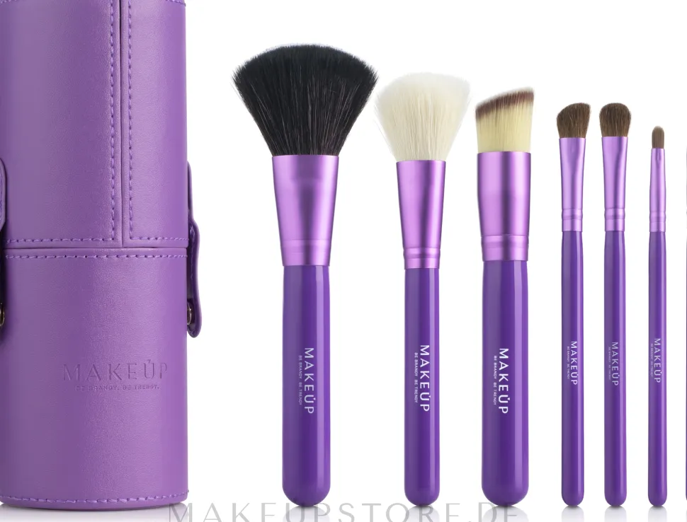 Make-up Pinselset 7-tlg. violett