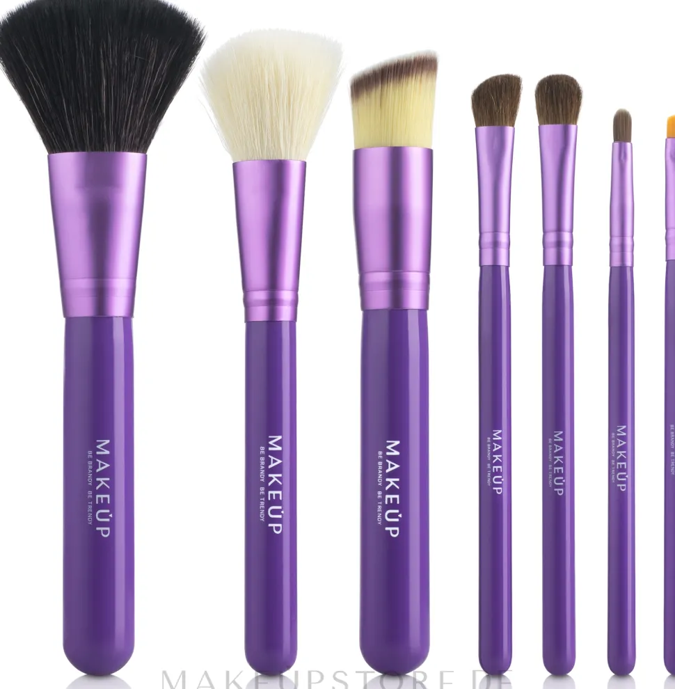 Make-up Pinselset 7-tlg. violett