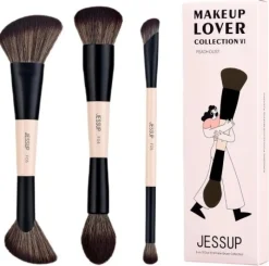 Make-up-Pinselset, T508, 3 Stück