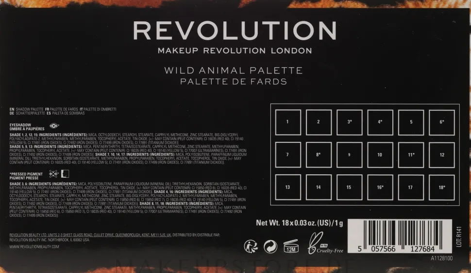 Makeup Revolution Wild Animal