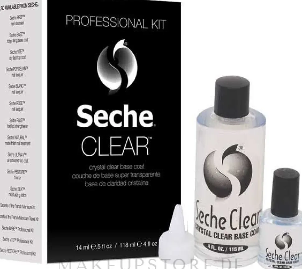 Maniküre-Set aus Nagellack-Basis und schnelltrocknendem Nagelüberlack