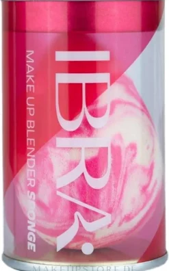 Marmorierter Make-up Schwamm weiß-rosa
