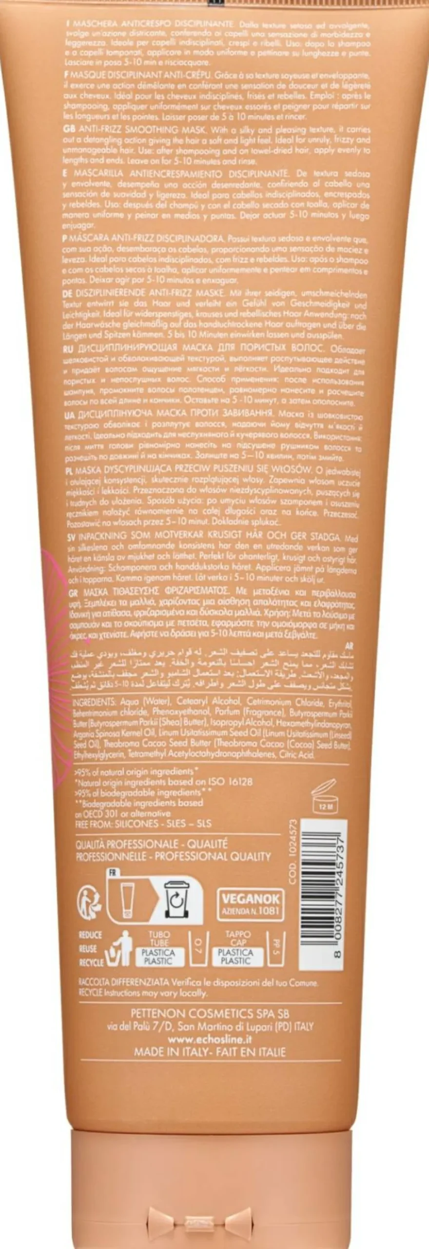 Maske für poröses Haar