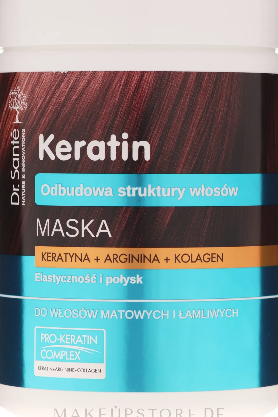 Maske für stumpfes und brüchiges Haar