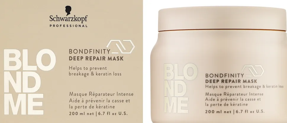 Maske zur tiefen Haarwiederherstellung