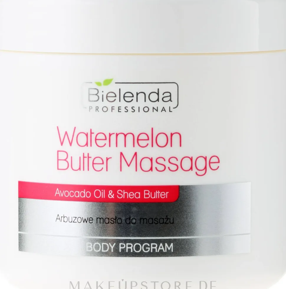 Massagebutter für den Körper mit Wassermelone, Avocadoöl und Sheabutter