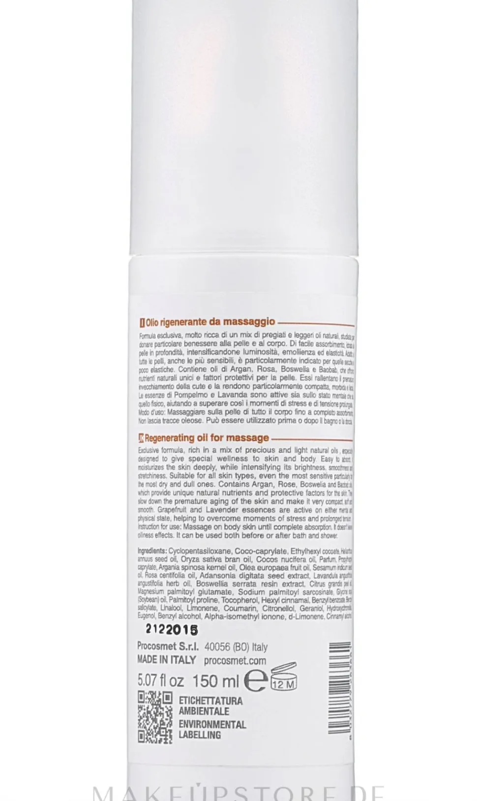 Massageöl aus natürlichen Ölen