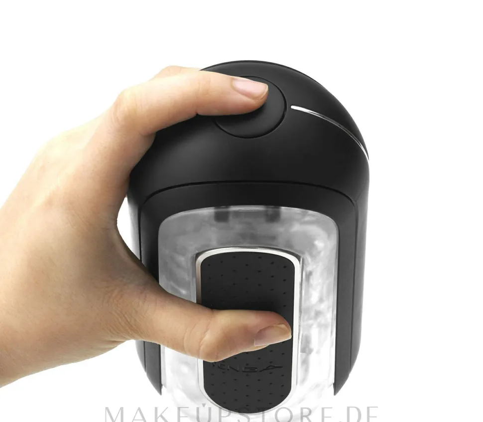 Masturbator mit variabler Intensität 18x7.5 schwarz
